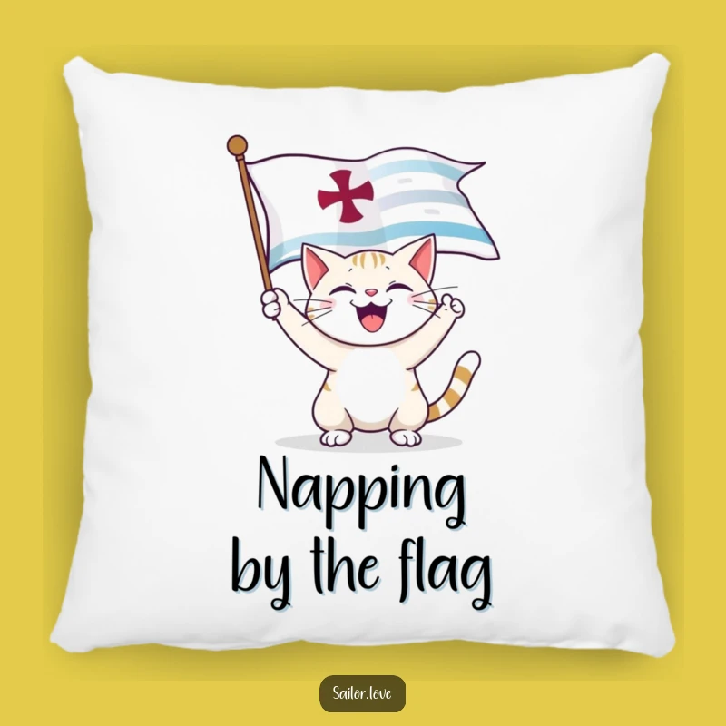 Funny Cat Captain Pillow: Cozy Cuteness, Adorable Funny Cat Home Gift